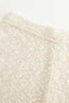 SWAYING/KNIT textured straight pants SW24SS3B11 white